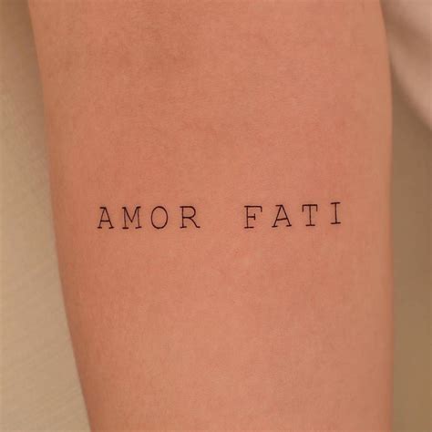 Amor fati tattoo - Το Amor fati είναι μια λατινική φράση που μπορεί να μεταφραστεί ως "αγάπη για τη μοίρα " ή "αγάπη για τη μοίρα κάποιου". Χρησιμοποιείται για να περιγράψει μια στάση στην οποία κάποιος βλέπει όλα ...
